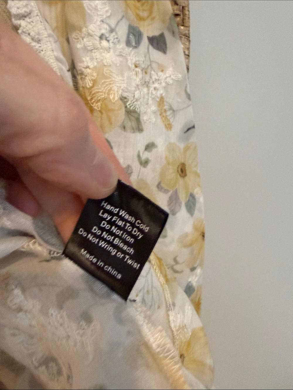 POL Floral Peasant Blouse in Cream and Yellow - Picture 4 of 16